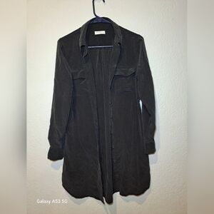 Equipment Charcoal Button-Up Shirt